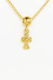 Sleek Mini Cross Pendant